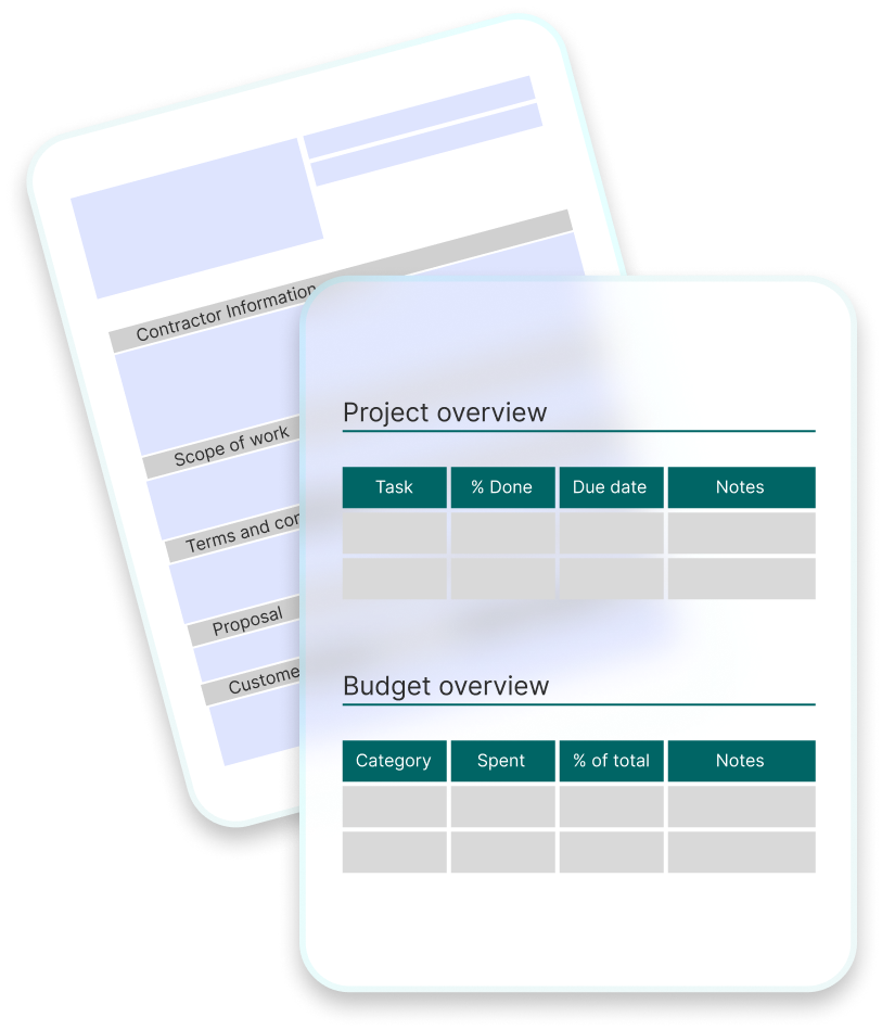 An illustration of progress reports